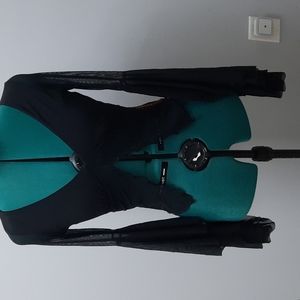 Prada Mesh stretched blouse black S